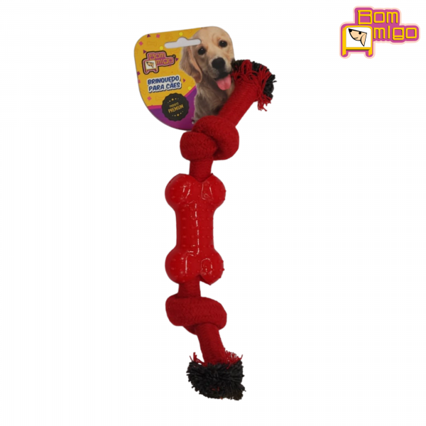 Mordedor com Corda Host para Cachorros e Pets - Bom Amigo - Image 2