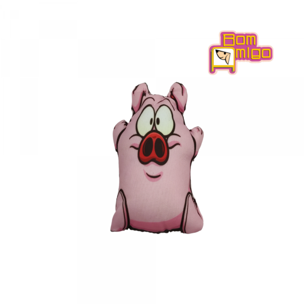 Pelucia Little Pork Para Cachorro - Bom Amigo - Image 3