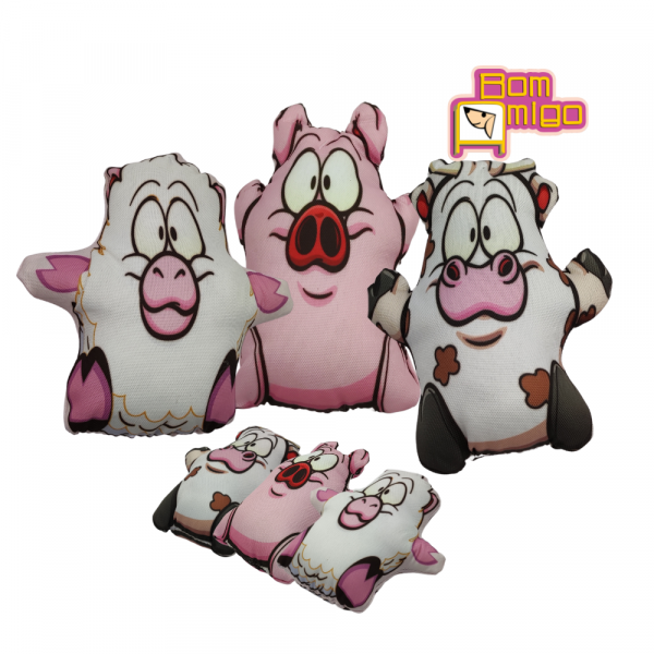Pelucia Little Pork Para Cachorro - Bom Amigo