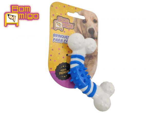 Mordedor Osso Torto de Nylon para Cachorros e Pets - Bom Amigo - Image 4