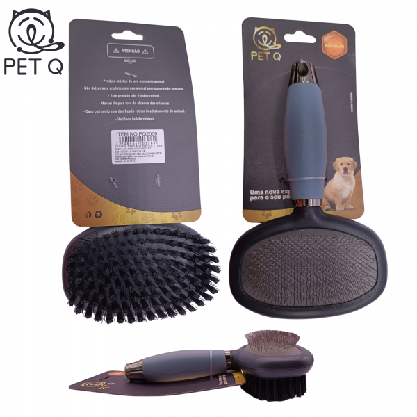 Escova Dupla Scraper Lying Para Pets- PetQ
