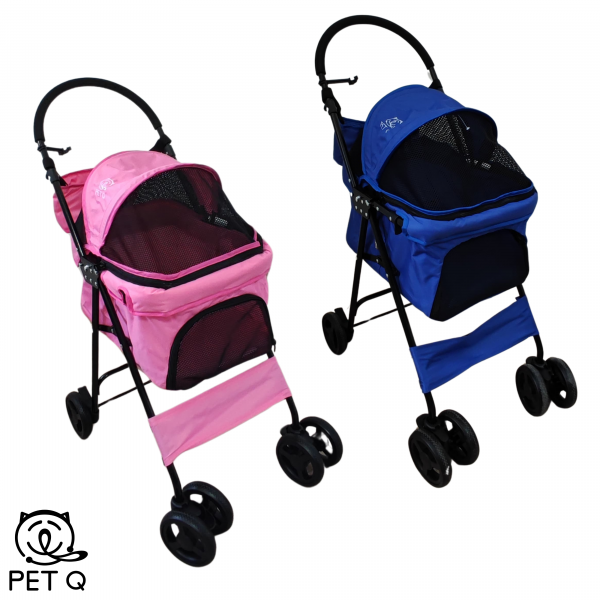 Carrinho de Passeio Fashion Para Pets- PET Q