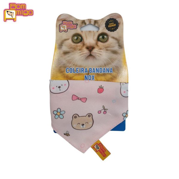 Coleira Bandana Nox com anti enforcamento para gatos - Bom Amigo - Image 4
