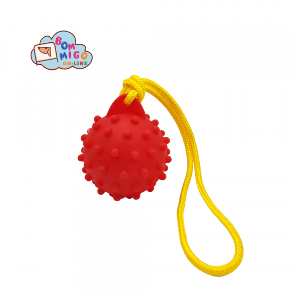 BRINQUEDO PET CORDA BOLA mordedor para Pets Bom amigo