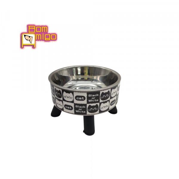 Comedouro Alto Disco Para Pets - Bom Amigo - Image 3