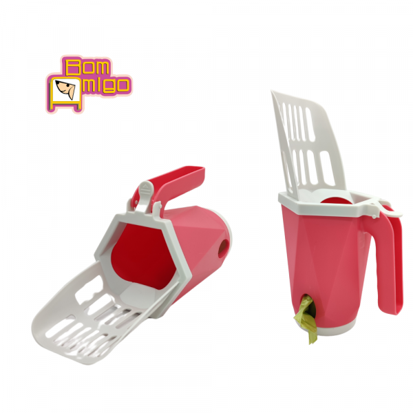 PÁ COM DISPENSER COLETOR PRATIC para pets Bom Amigo - Image 2