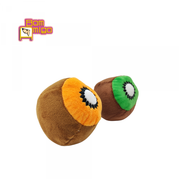 PELUCIA KIWI com apito para Pets - Bom Amigo