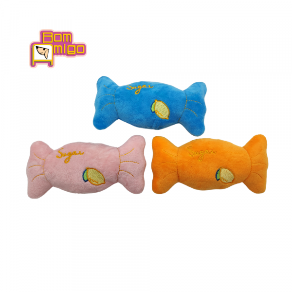 PELUCIA BULLETS com apito para Pets - Bom Amigo