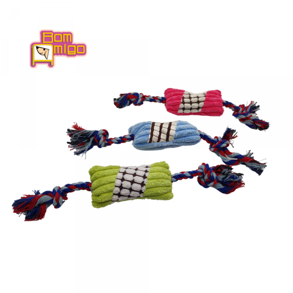 PELUCIA TRAQUEJO com apito para Pets- Bom Amigo