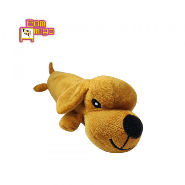 DOG PELUCIA LONG COLOURS com apito para Pets - Bom Amigo - Image 3
