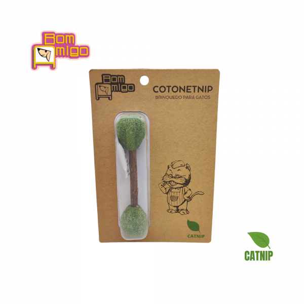 CAT COTONETNIP hastes de MATATABI com CATNIP para gatos Bom Amigo