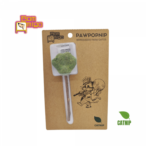 CAT PAWPOPNIP Brinquedo com CATNIP Bom Amigo