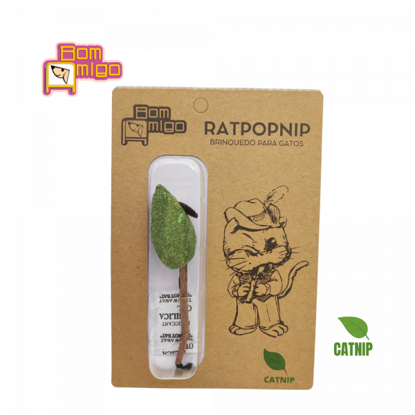 CAT RATPOPNIP brinquedo de CATNIP para gatos bom Amigo