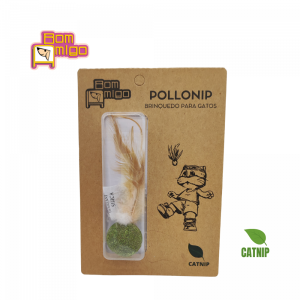 CAT POLLONIP brinquedo de CATNIP para gatos Bom Amigo