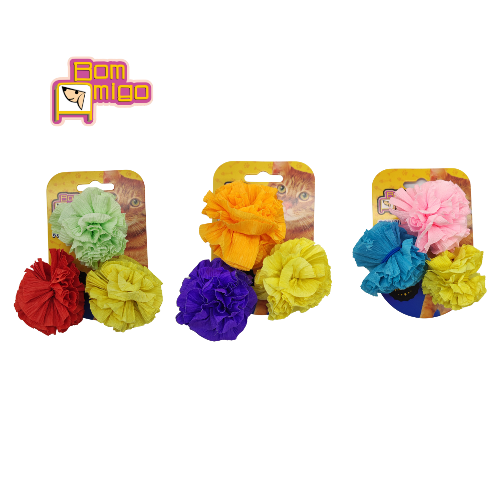 CAT SHIFFON (com 3 unidades) brinquedos para gato Bom Amigo