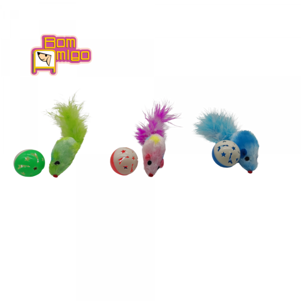 CAT RAINBOW RAT brinquedo para gato Bom Amigo
