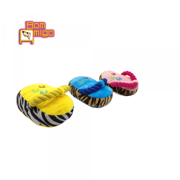 DOG PELUCIA CHINELO para cachorros Bom Amigo